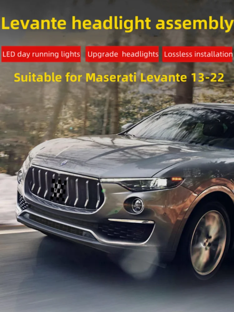 

Headlight Assembly For Maserati Levante Modified with High LED Matrix Headlamp New Headlights Assembly