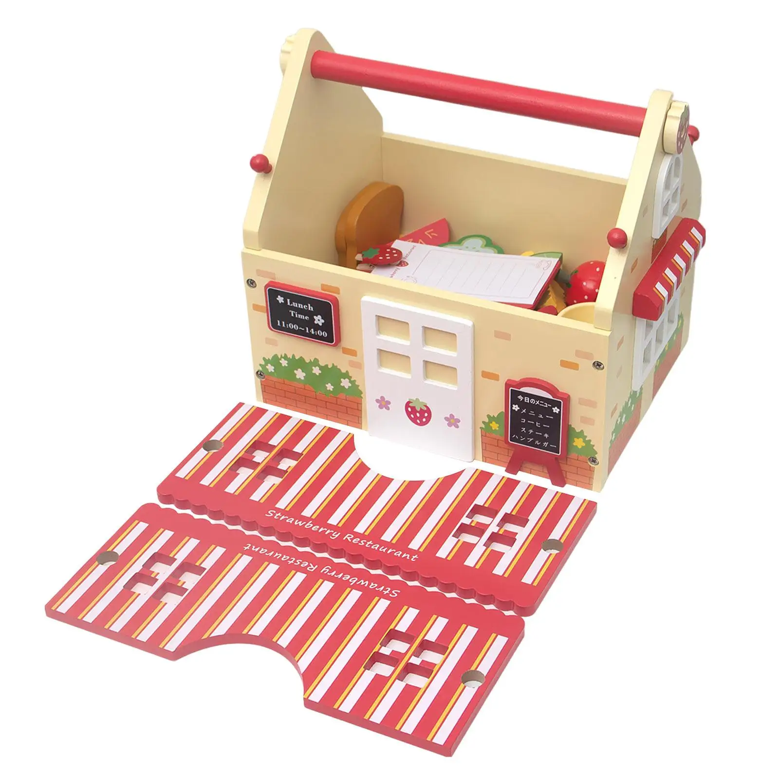 Jouets alimentaires avec étui de rangement, jouets d'apprentissage alth