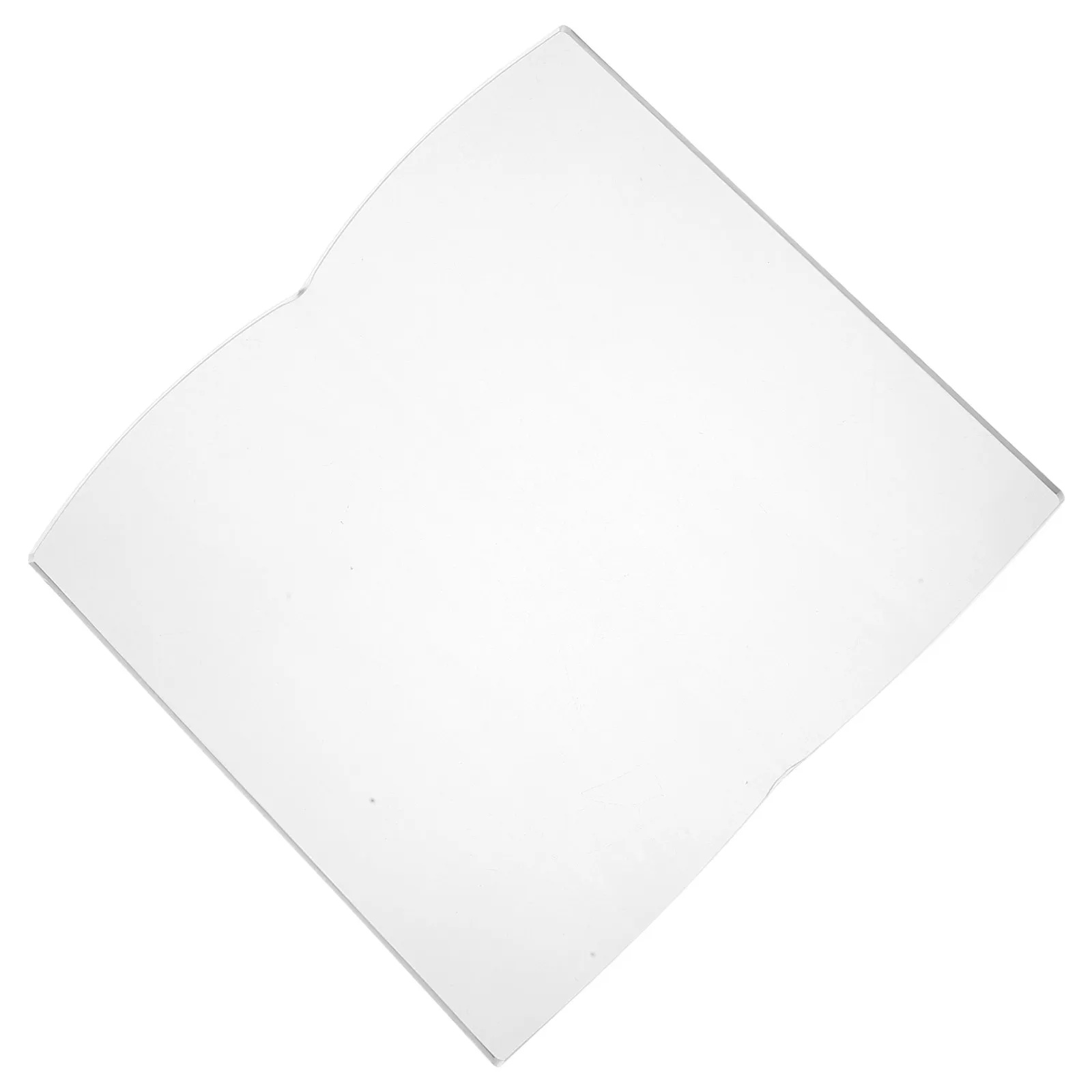 Acrylic Book Paperweight Fan Shape Transparent For Office Home Reading Calligraphy Practice Weighted Page Holder Bookend Clear
