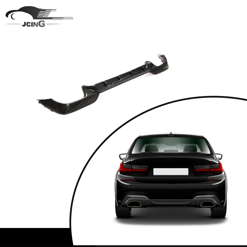 

Carbon Fiber Rear Bumper Diffuser For BMW 3 Series G20 M340i 4-Door 2020-2021