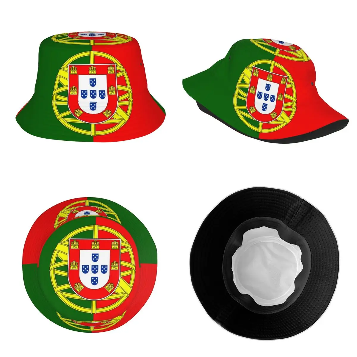 علم البرتغال للنساء ، قبعة دلو ، نمط الهيب هوب ، للسفر ، المشي لمسافات طويلة ، صيد الأسماك ، بانامكا