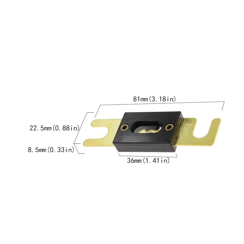 1 Set ANL Fuse Holder Bolt-on Fuse Automotive Fuse Holders Fusible Link With Fuse 40A 60A 80A 100A 200A 250A 300A Fuses AMP view 5