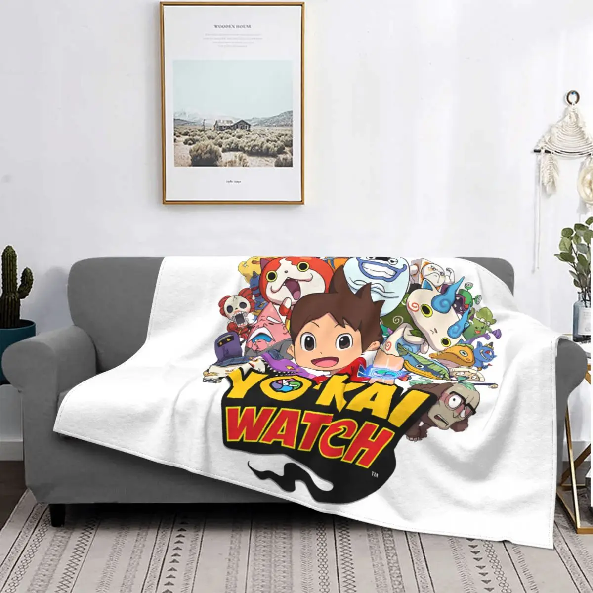 Yo-Kai Yokai Watch 2 Blanket Bedspread On The Bed Throw Anime Blanket Aesthetic Hairy Winter Bed Covers