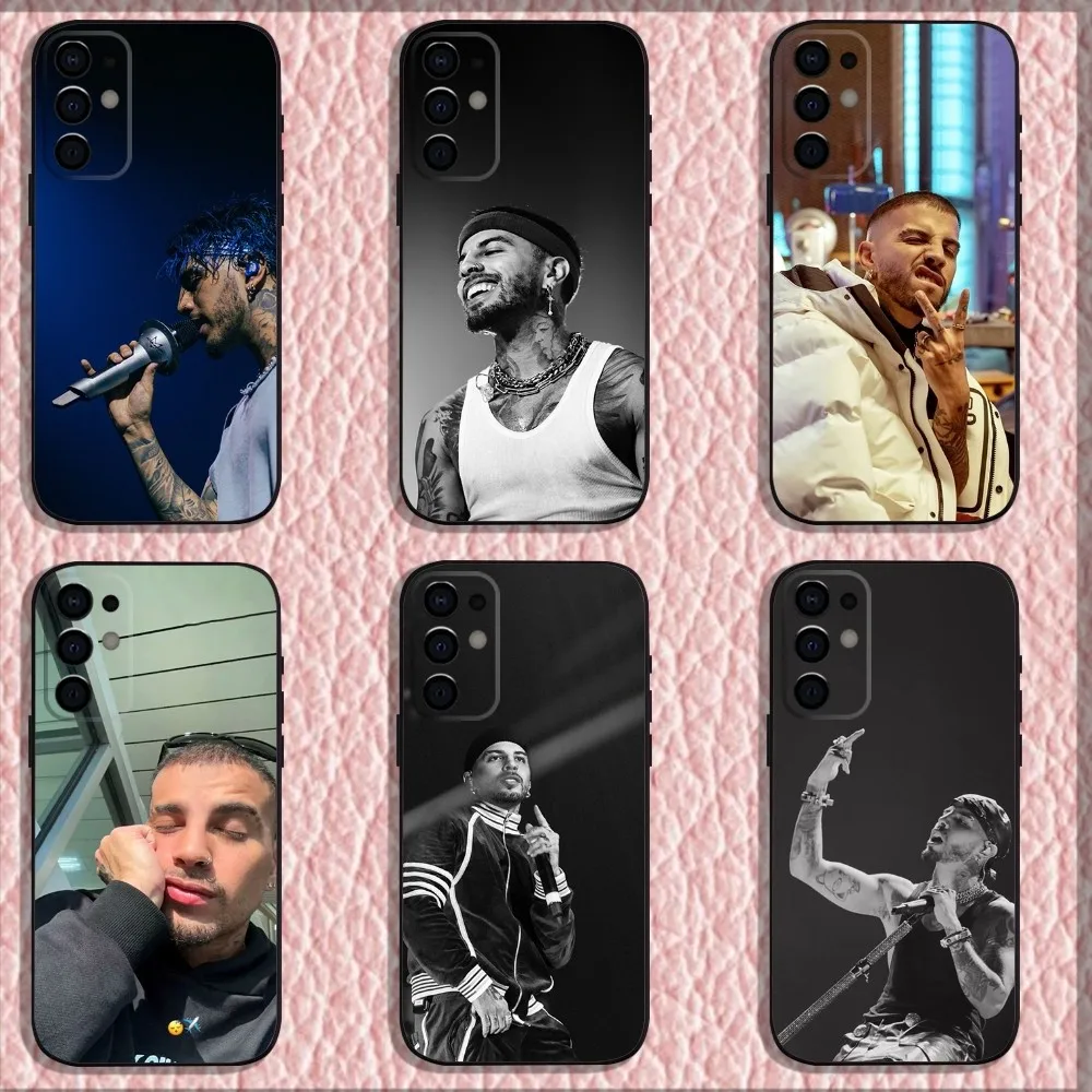 R-Rauw A-Alejandro Rapper Phone Case For Samsung S24,S21,S22,S23,S30,Ultra,S20,Plus,Fe,Lite,Note,10,9,5G Black Soft Shell