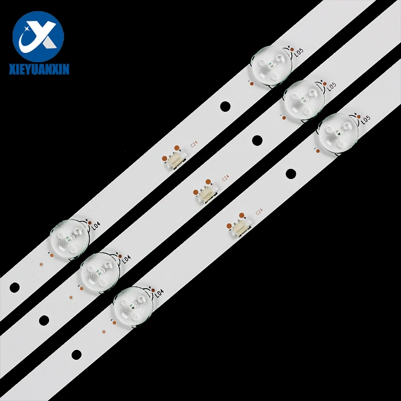 Tira de retroiluminação LED para Sony, TV Part, Bar Kits, JS-JP42DM082ED.007L(00813), R72-42D04-010, STARWIND SW-LED42BB200, TV 42 ", 3pcs