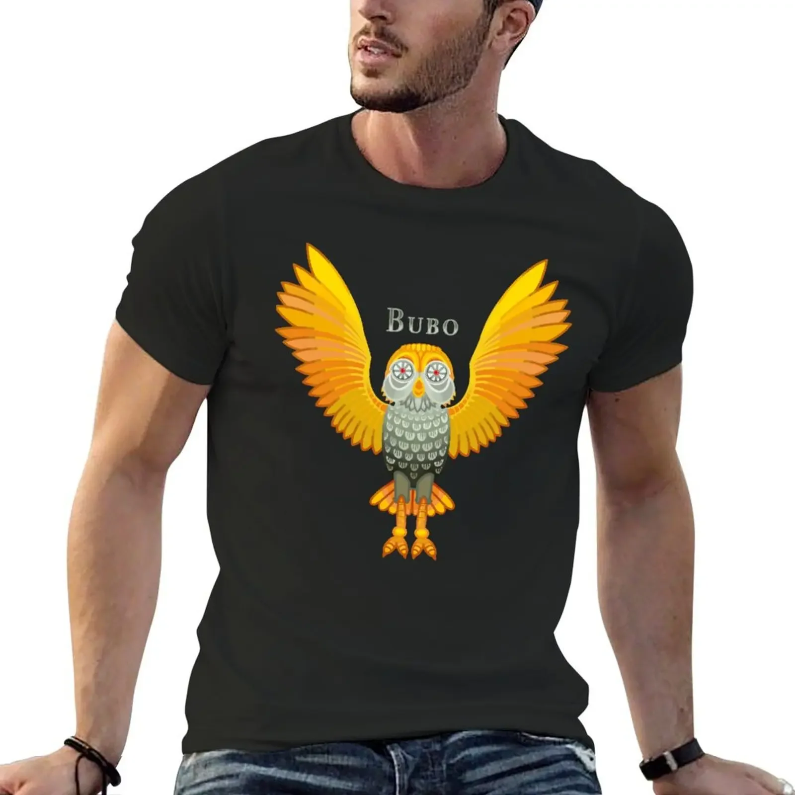 

Bubo T-Shirt boys whites plus size tops plus sizes street wear mens t shirts casual stylish