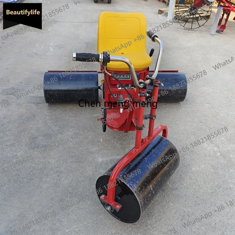 

A601 Wheat soil compactor electric diesel seedling bed compactor soil flattening lawn compactor