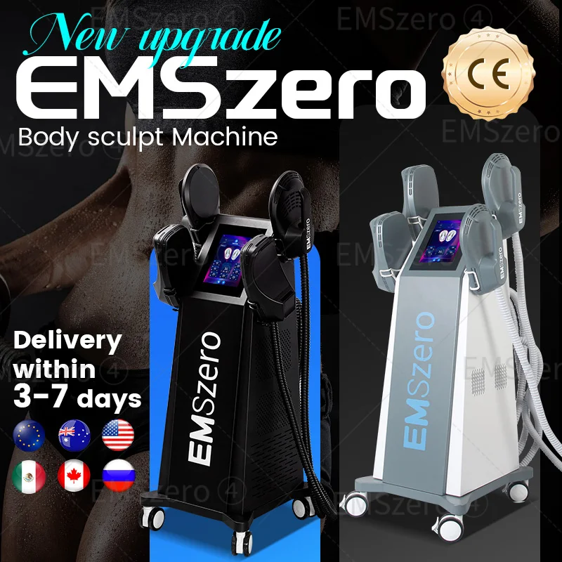 Professional EMSzero Body Sculpt Machine 6500W Muscle Stimulator 200Hz EMS RF Portable EMSzero Slimming Device Fat Removal