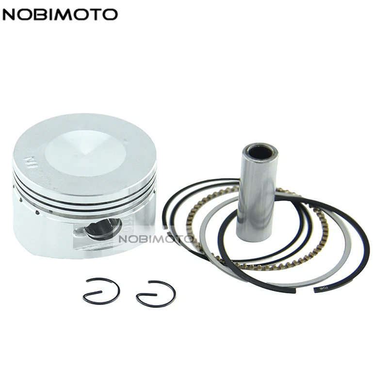 motorcycle Parts 52.4mm Piston Ring 13mm LF Zongshen 110cc Pin Set Kit Assembly Piston for 110cc 125cc ATV  Dirt Bike Go Kart