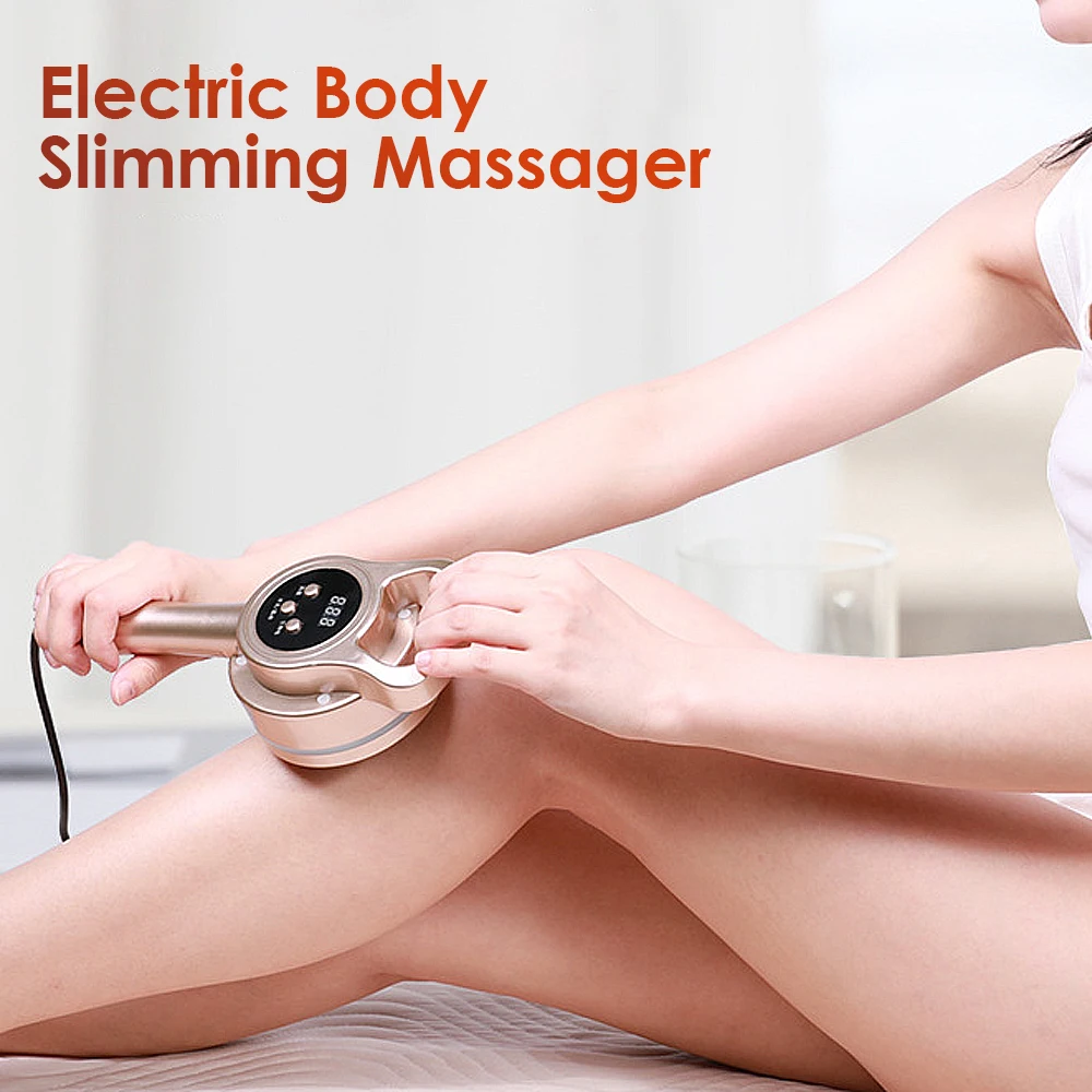 Eletric Meridian Brush Full Body Slimming Legs Circulation Cellulite Massager Gua Sha Lymphatic Drainage Micro Current Shaping