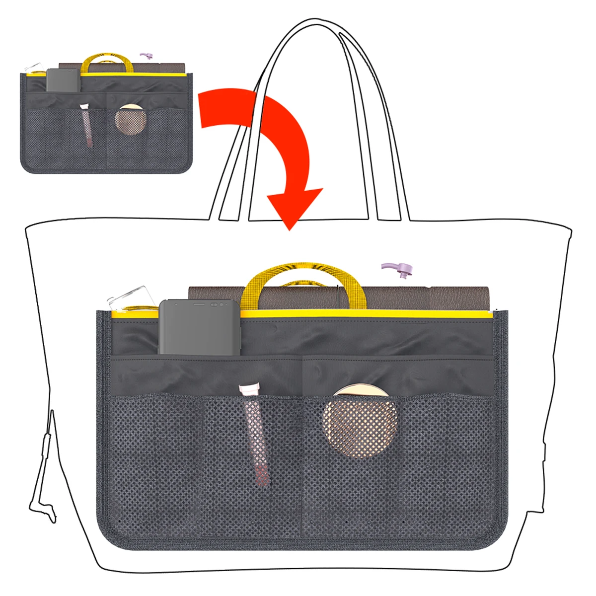 Seyahat Ekleme Çanta Organizat - Reusable Zip Bag incelemesi ve fiyatı