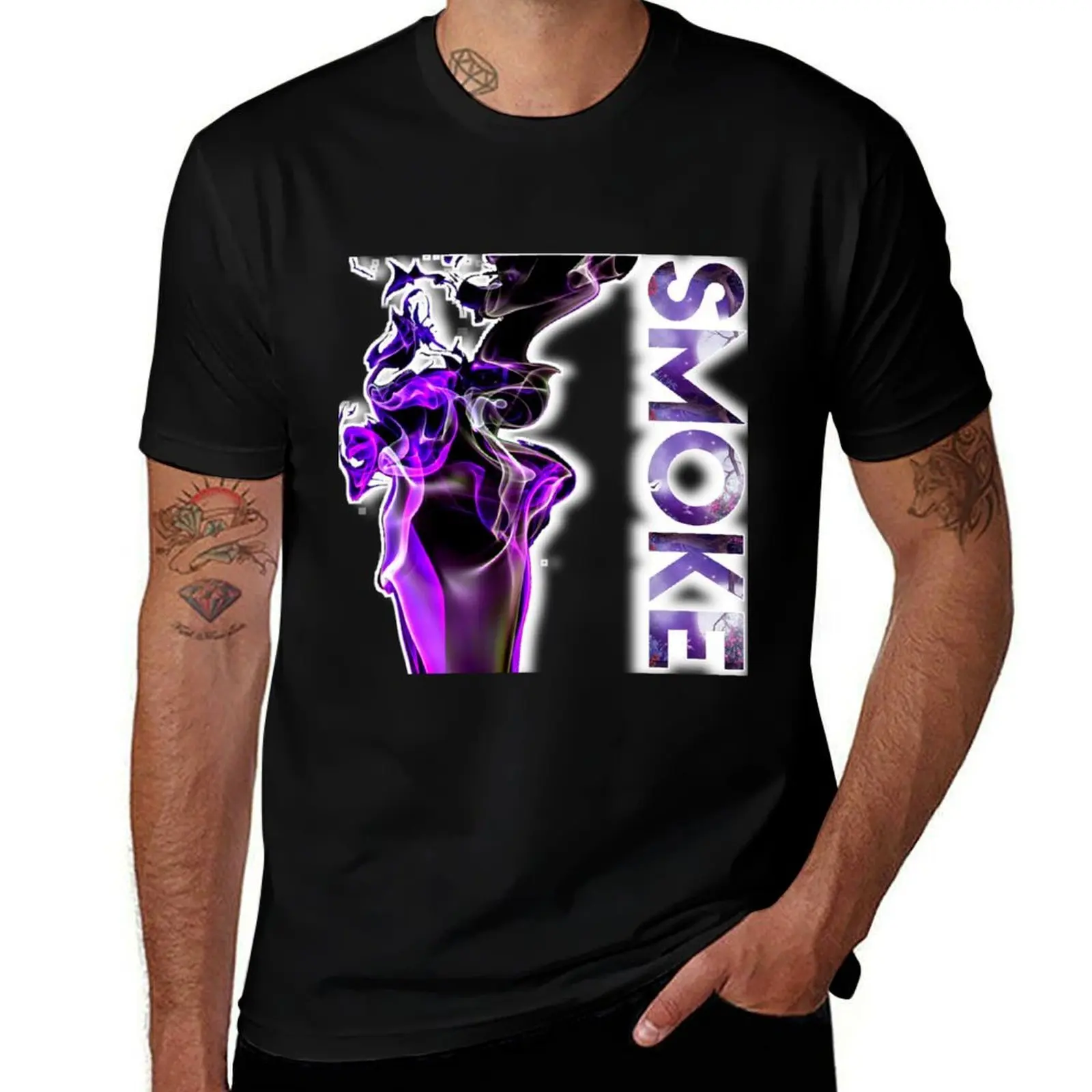 

smoke T-Shirt fashion shirts summer top custom t-shirts plus size clothes funny t shirts for men