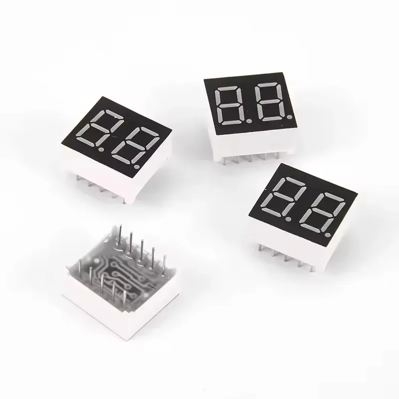 10PCS 0.28 Inch Digital Tube LED Display Common Anode BS/Cathode AS 7 Segment 0.28 inch 3 digit Yellow high-brightness