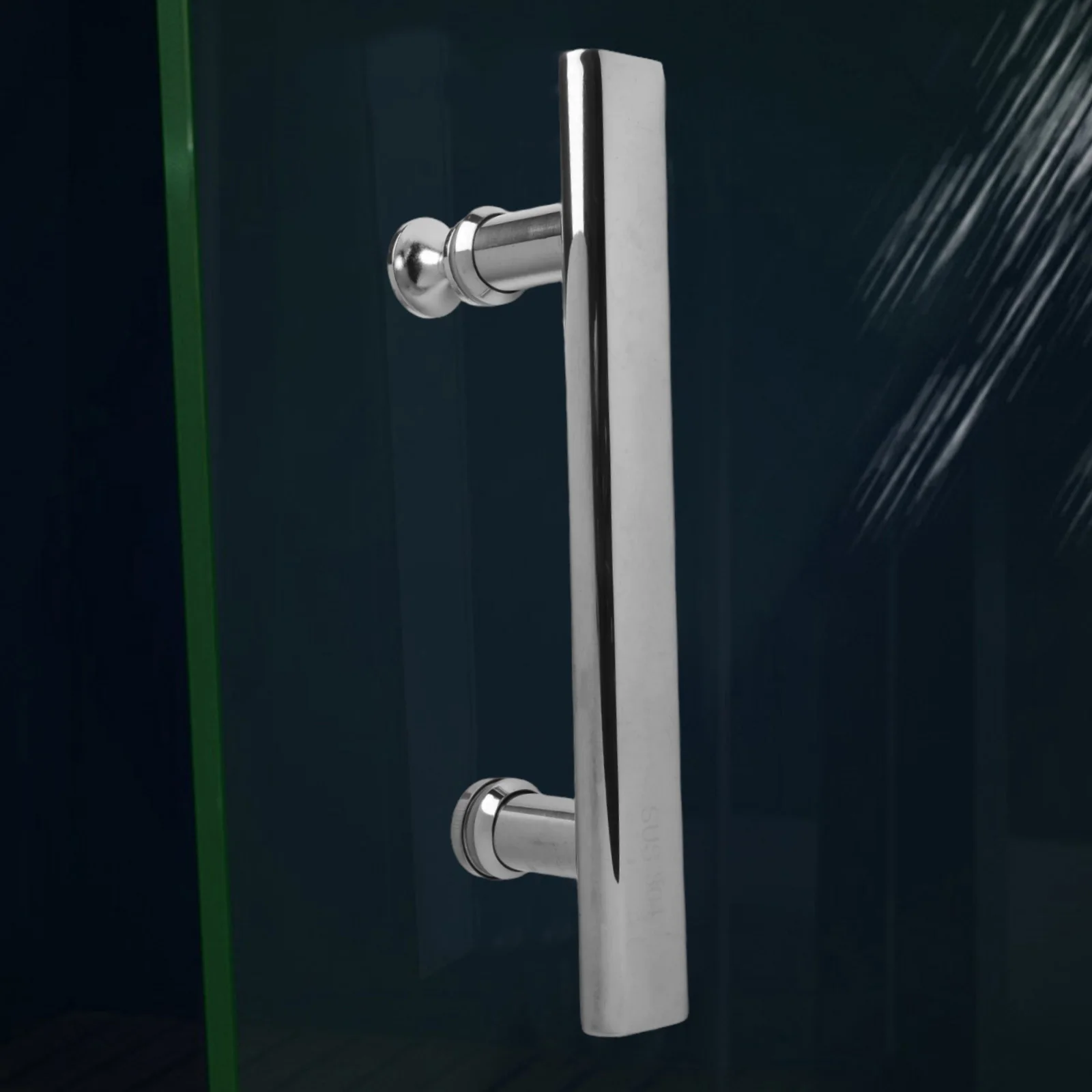 304 Stainless Steel Chrome For Shower Door Handle for Enclosures Featuring 145mm Hole Center and 6mm Minimum Glass Thickness