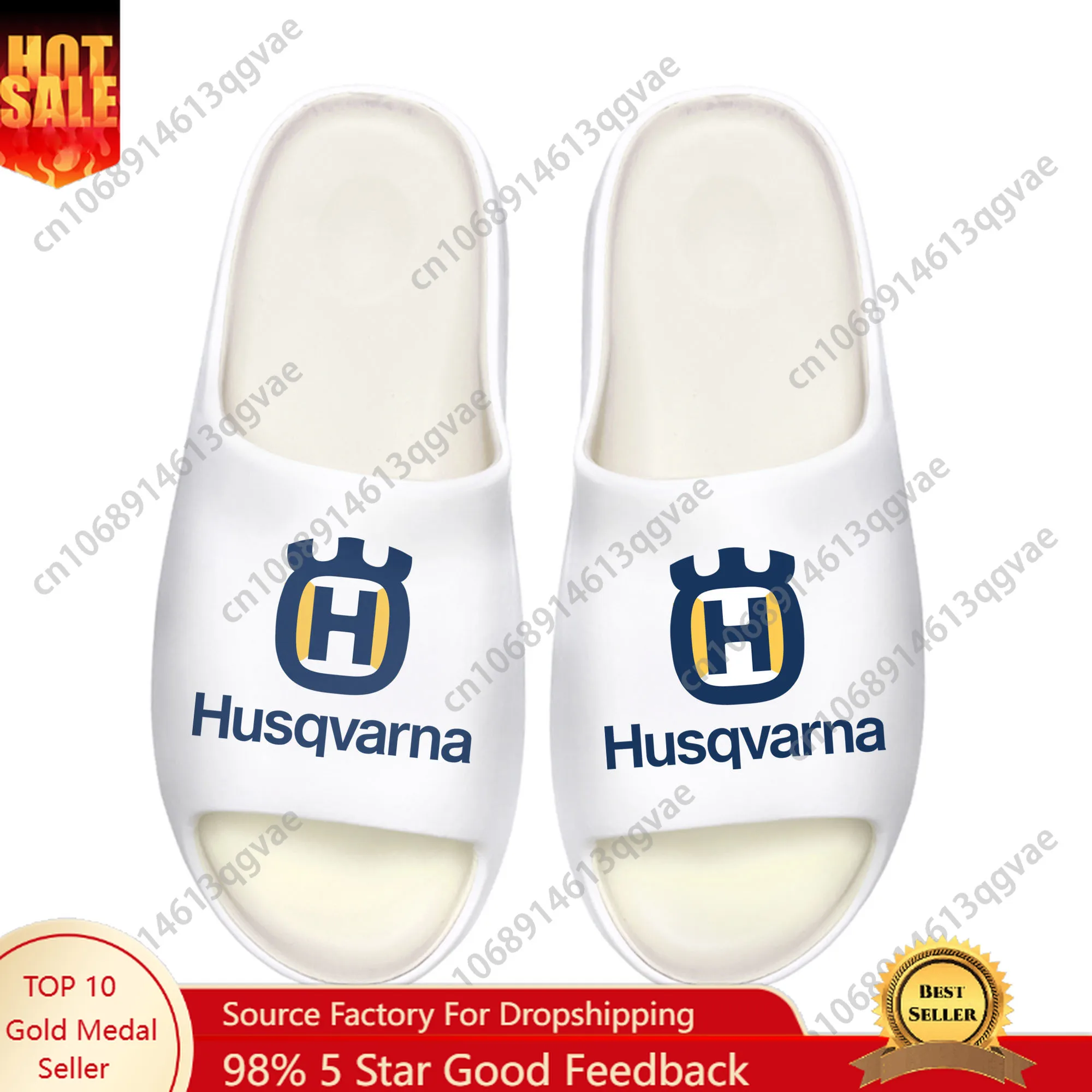 

Husqvarna Group Soft Sole Sllipers Mens Womens Teenager Bathroom Home Clogs Custom Water Shoes on Sandals