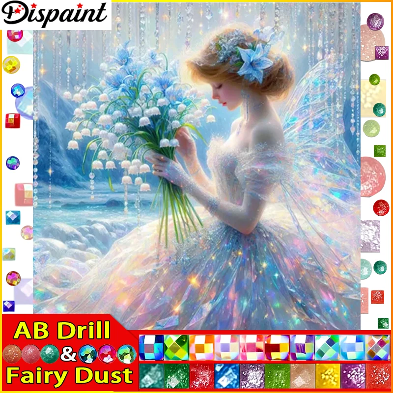 Dispaint Fairy Dust AB Full diamond Painting