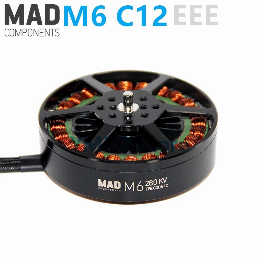 

MAD M6C12 EEE 150KV 170KV 280KV 400KV Brushless Motor for Long Range Multirotor Quadcopter Hexcopter Octcopter RC Drone