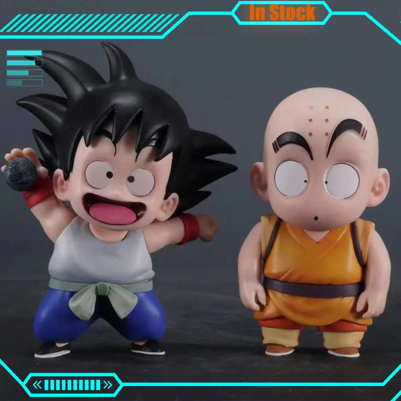 

Dragon Ball Аниме Фигурка Krillin Son Goku Фигурка Забавный Гоку Adorkable Krillin Статуя Коллекционные модели Dbz Рождественские подарки Игрушки