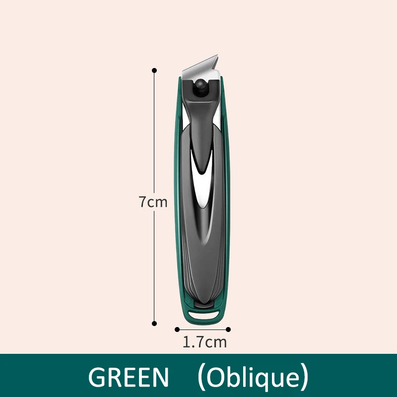 Kleurrijke nagelknipper Anti-splash nagelknipper Afneembaar ontwerp Vingernagelknipper Roestvrij staal manicure nagelgereedschap