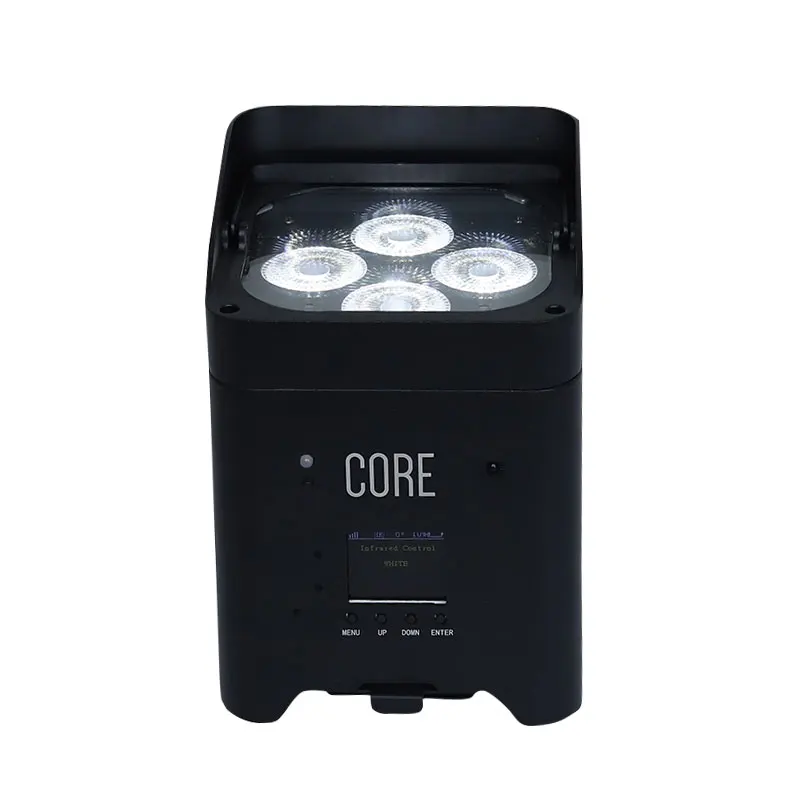 WYSYŁKA Z UK 4X18W 6w1 RGBAW+UV Akumulatorowa Lampa LED Par APP Mobilne Inteligentne MINI Oświetlenie Sceniczne DJ