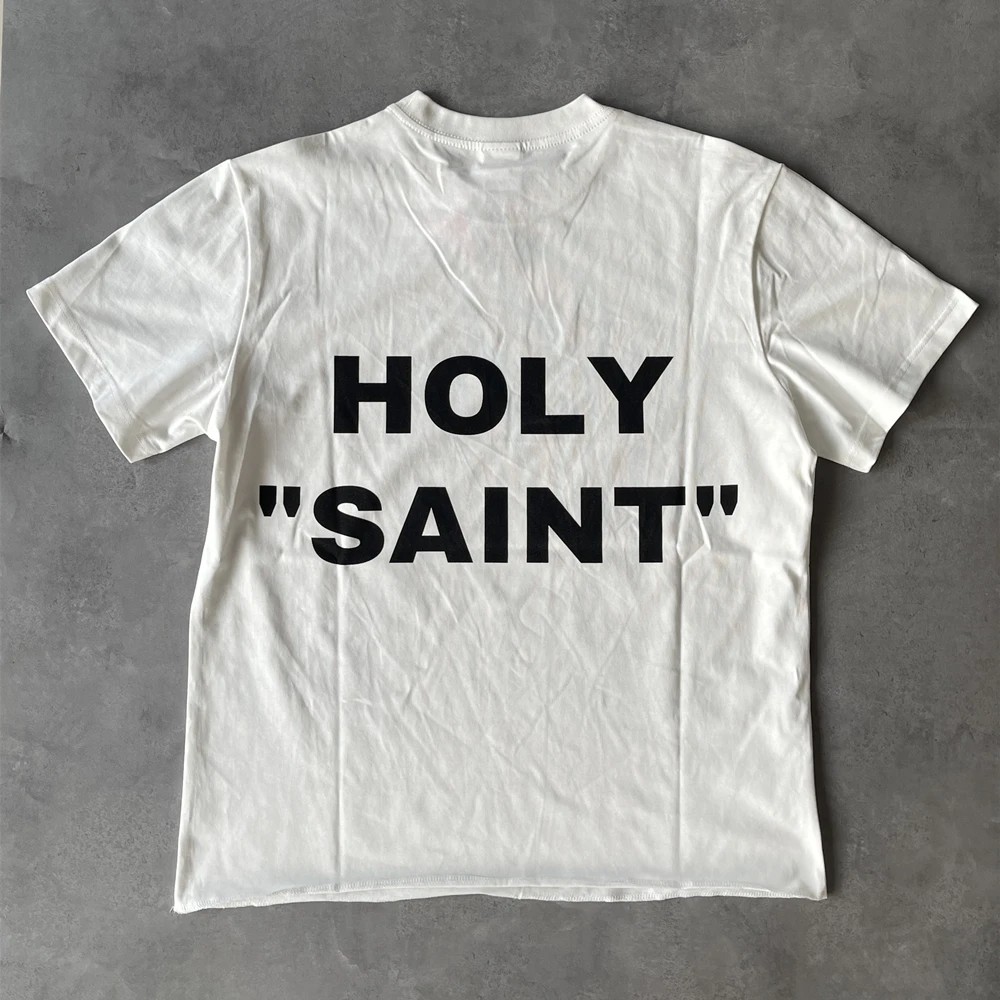 Yao Fashion Saint OF Michael 25SS Vintage Casual Tee Tops Clothing Oversize T Shirt