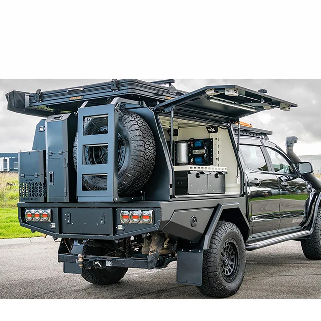 design lamax 4x4 full aluminium ute tray canopies waterproof and dustproof toolbox with cheap price for sale