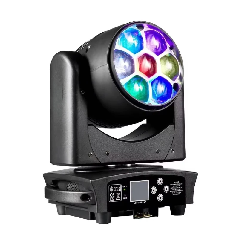 

ZC1- 7 40W 4-in-1 zoom LED stage moving head wash lights, suitable for event party stage lighting