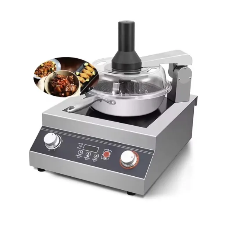 

High Efficient Robot Cooking Equipment for Home Automatic Rotating Wok Stir Fry Machine Cooker