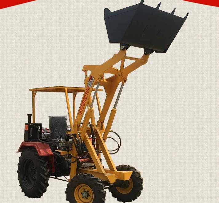 Small diesel loader, environmentally friendly electric small forklift, basement agricultural four-wheel drive forklift