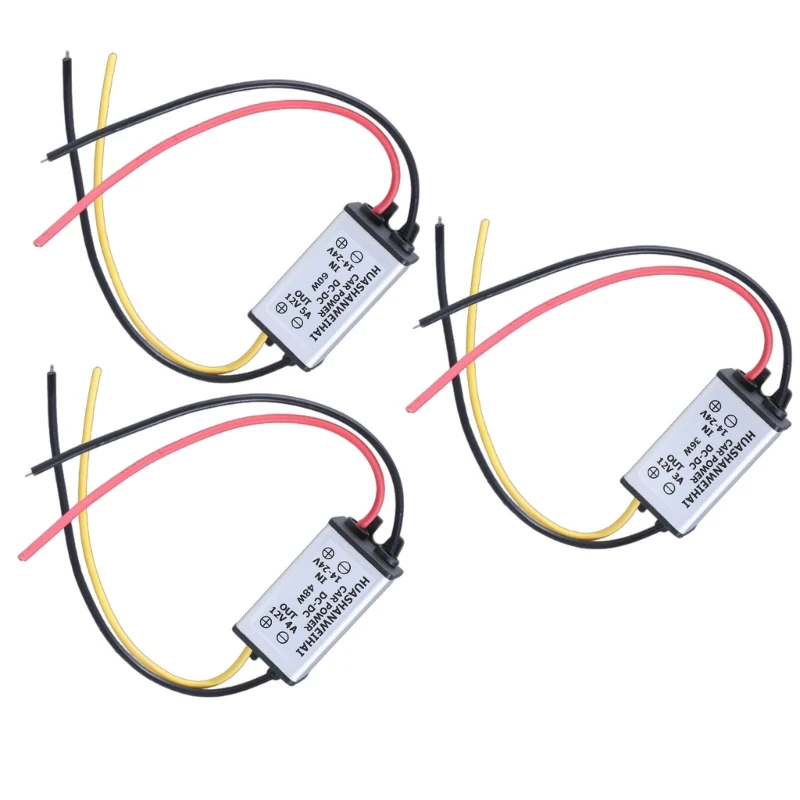 

Direct Current Converters, Car Power 14-24v to 12v Step Down Power Supplies Module for Various Electronic Applications