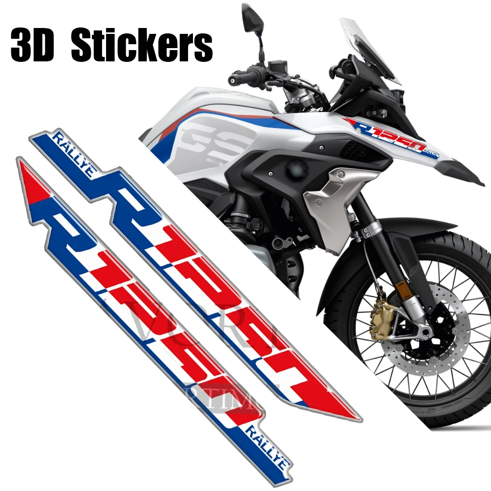 For BMW R1250GS R1250 R 1250 GS LC HP Rallye Gas Fuel Oil Kit Knee Tank Pad Stickers Decal Protection Rally Fairing Fender