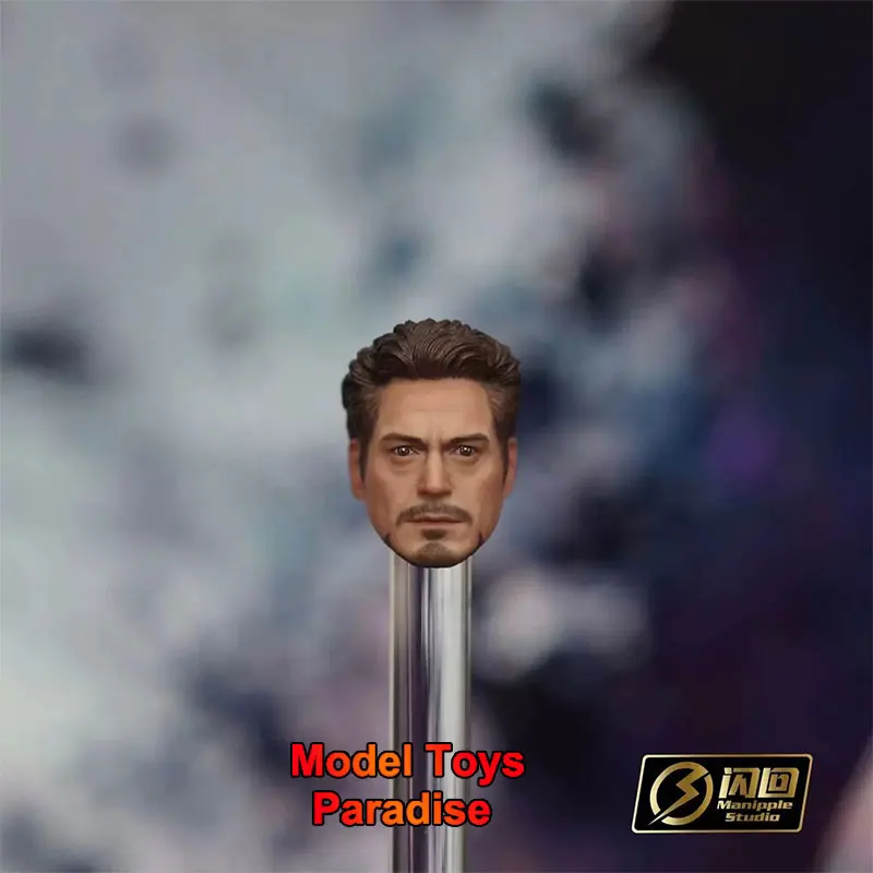 

Масштаб 1/10, мужская солдатская голова Тони, скульптура железного супергероя, Роберт Дауни-младший, резьба по голову, подходит для 6-дюймовой ZD-фигурки, тело