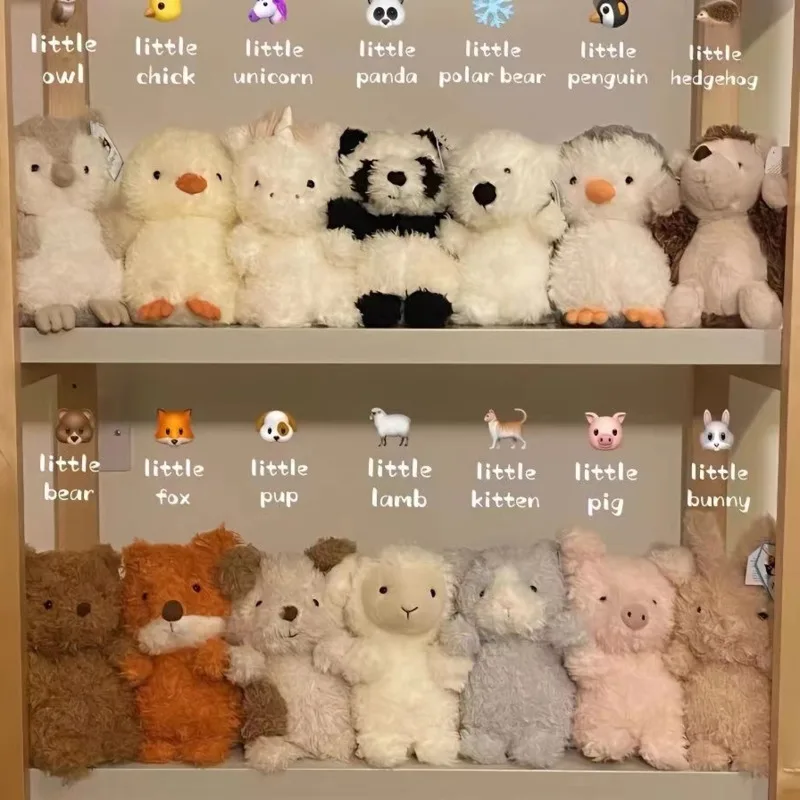 18cm Jellycated Plushies macios e com textura agradável Stuffed Animals Animal-themed Fluffy Toys Boneca Masculina Menina Plush Toy Gift