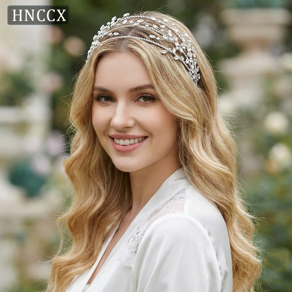 

YouLaPan Fashionable Rhinestone Headband Handmade Elegant Bridal Wedding Ladies Dance Performance Party Hair Accessories HP381