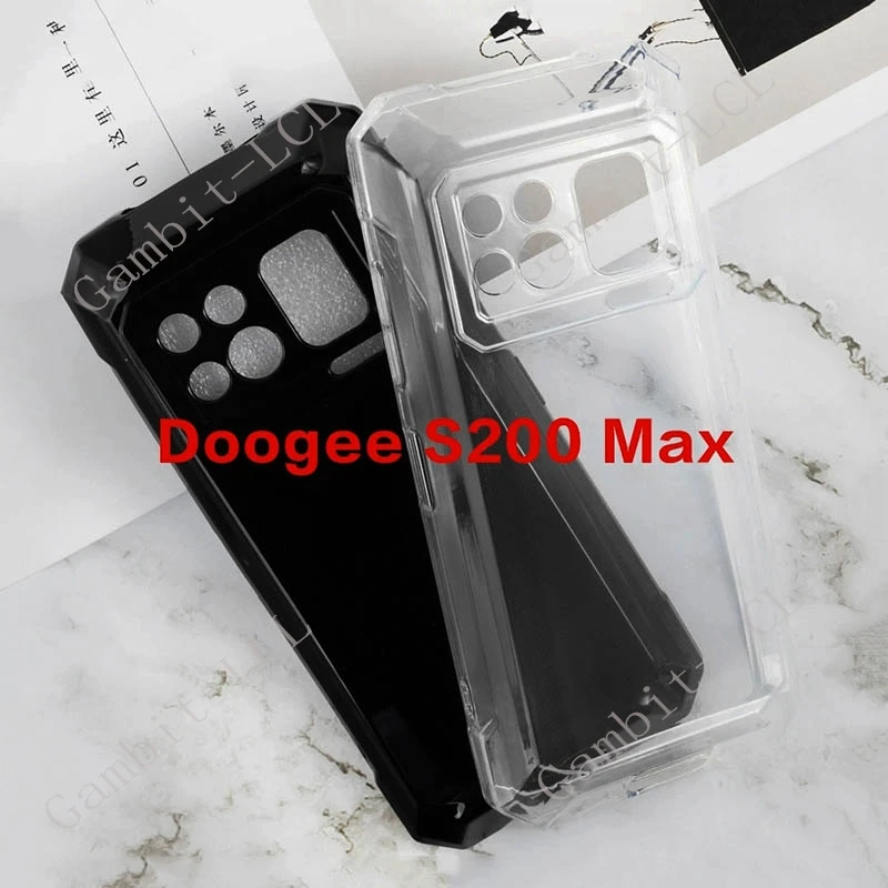 Anti-Falling Case For Doogee S200 Max 6.72" S200Max 2025 Soft TPU Original Shockproof Back Cover ON DoogeeS200Max