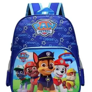 Paw patrol anime figure chase school bag for children, cute cartoon backpacks, large capacity travel bag, birthday gift for boys and girls 10 Main Sales Tower Canine Patrol - №2