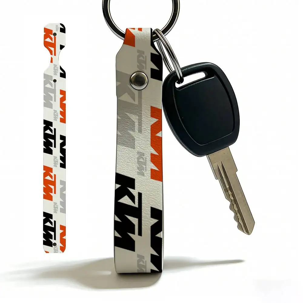 

Высококачественный брелок для ключей KTM из искусственной кожи в винтажном стиле для скутеров и мотокросса