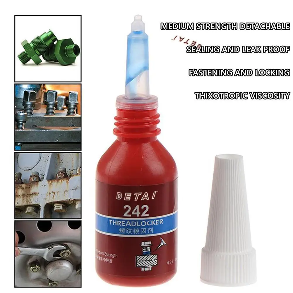 New High-end Thread Locker  242 243  271 Screw Glue Quickly Cured Thread Locking Agent Anaerobic Adhesive Glue Anti-loose