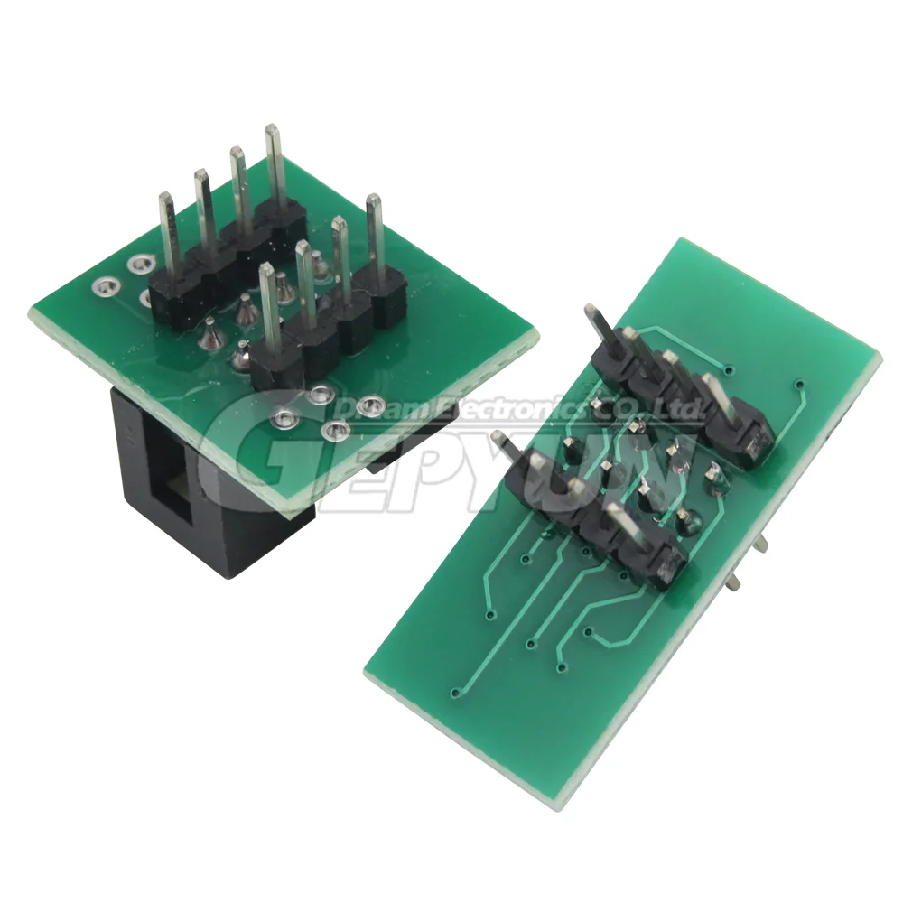 Update version Programmer Testing Clip SOIC8 SOP8 Test Clip For EEPROM 93CXX / 25CXX / 24CXX in-circuit programming+2 adapters