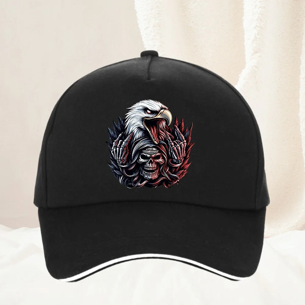 

Skull Eagle Men Baseball Cap Summer Fashion Women Caps Spring And Summer Snapback Hip Hop Hat Adjustable Skull Sun Shading Hats