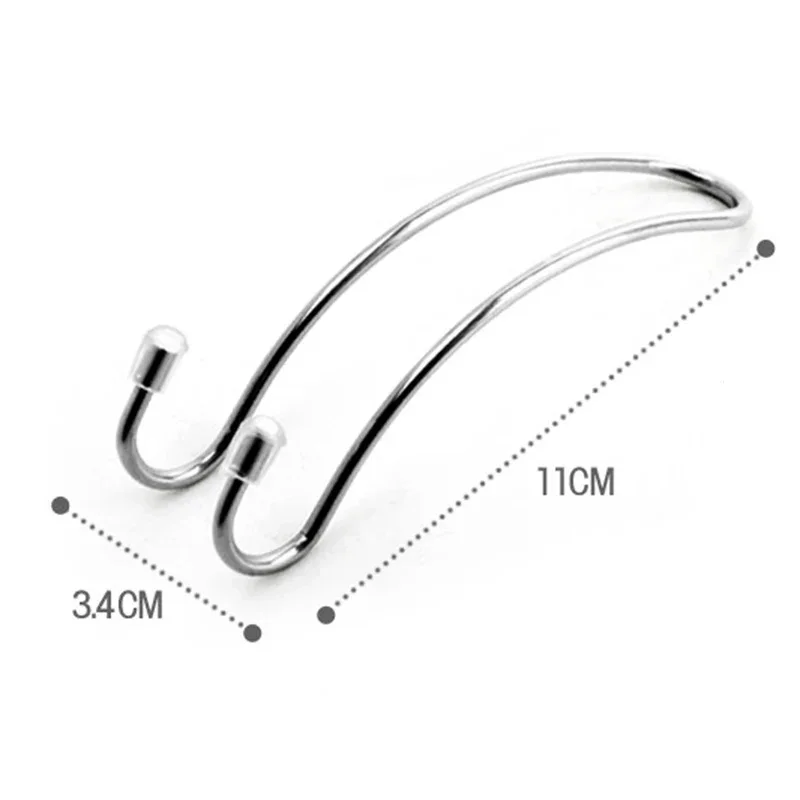 2pc/set Metal Car Seat Hook Auto Coat Purse Shopping Bag Hanger Organizer Stainless Steel Holder Multi-Functional Car Accessory view 6