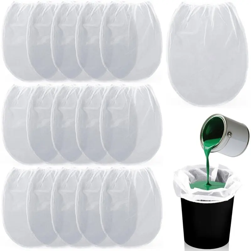 VEHO-15Pcs Paint Strainer Bags 5 Gallon With Stretchable Elastic