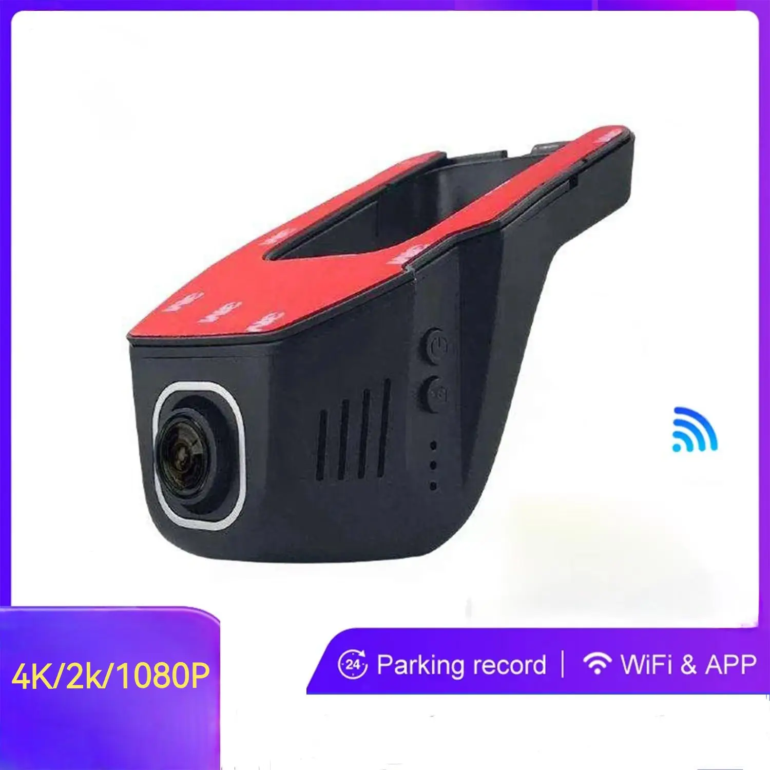 HD 4K 2160P WiFi Car DVR Dash Cam Camera 1080P 1600P 2K24H Parking Monitor APP Control Car Driving Video Recorder for all cars