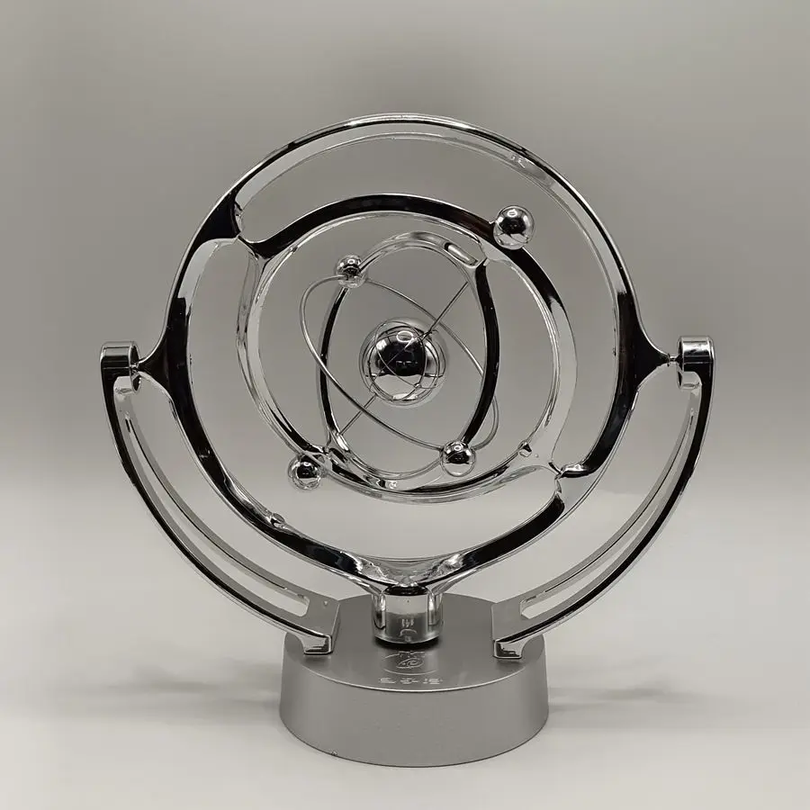 

Stainless Steel Magnetic Earth Gyroscope USB Powered Solar System Ornament Creative Office Desktop Decoration Science Toy