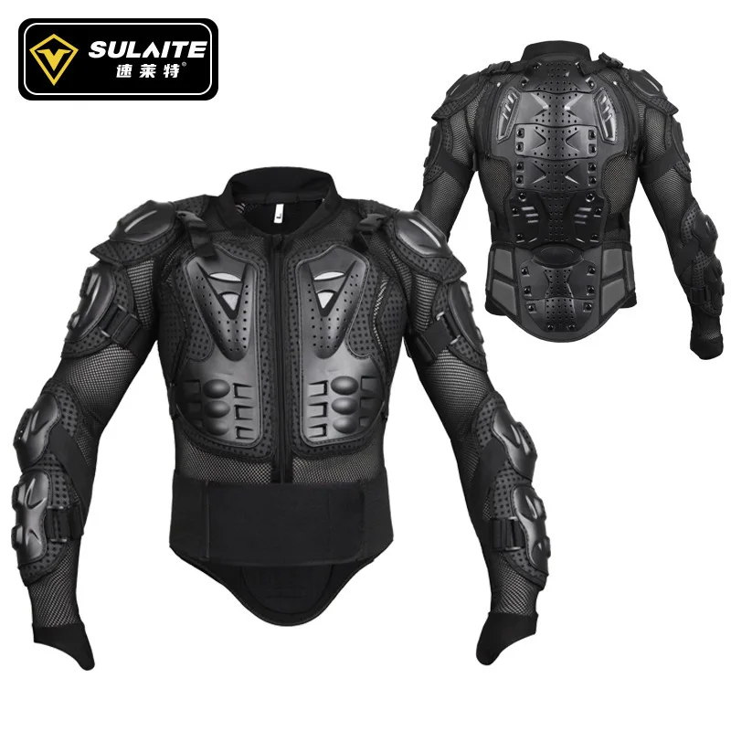 SULAITE Motorcycle Jacket Racing Armor Protector ATV Motocross Body Protection Jacket Clothing Protective Gear