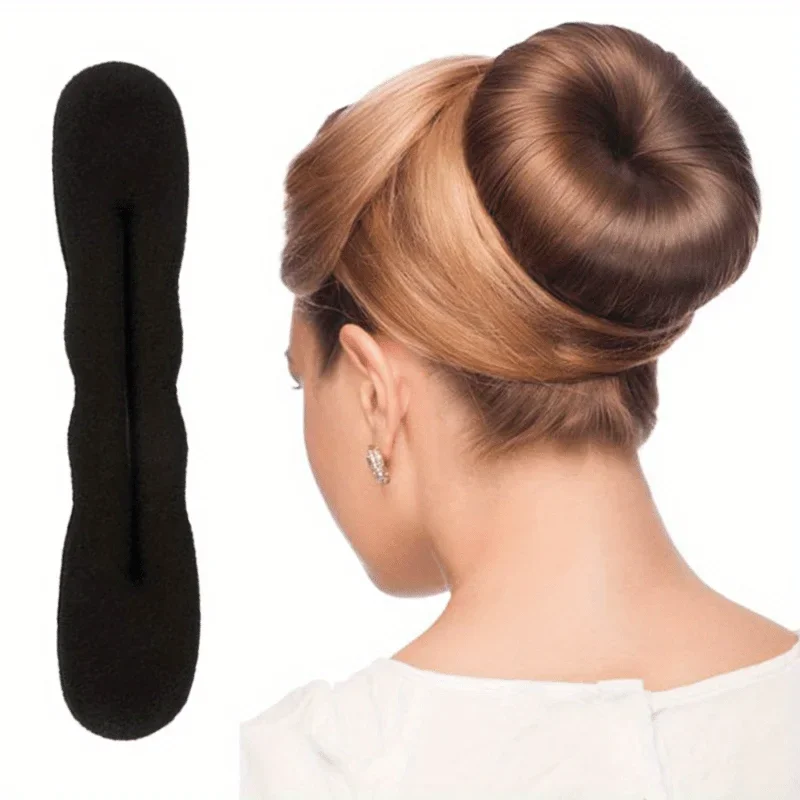 2 pcs Retro Bun Maker Kit - DIY Hair Styling Tool, Easy Use, Portable for Salon & Home, Create Elegant Twists & Knots