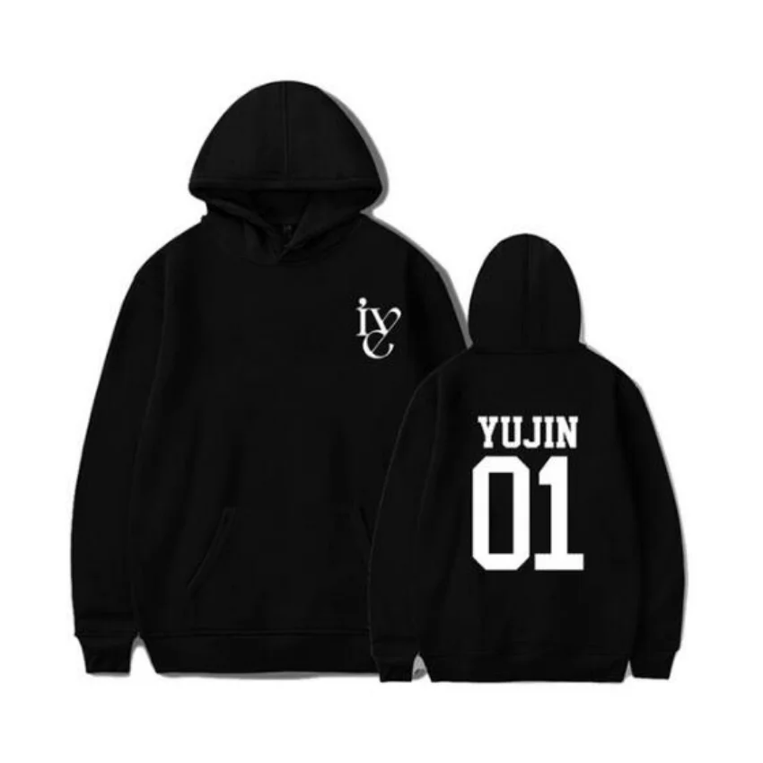 KPOP IVE Oversized Women/Men Hoodie Sweatshirt Yujin Gaeul Wonyoung LIZ Rei Leeseo Pullover Hooded Jacket Casual Tracksuit