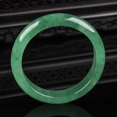 

Natural Myanmar Jade 54mm-62mm bracelet exquisite princess bracelet to send girlfriend to send mother Hetian jade