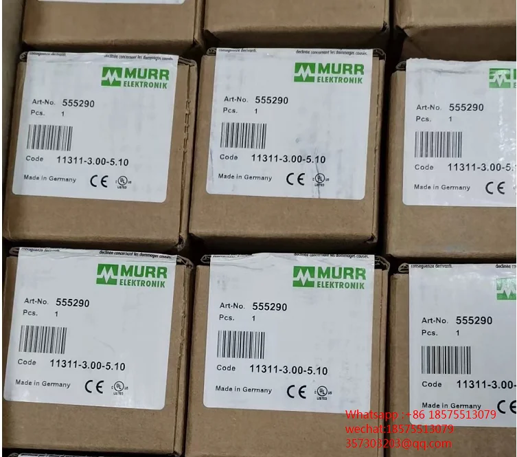 MURR 555290 MVK Metal PROFINET Bus Module CE Certification