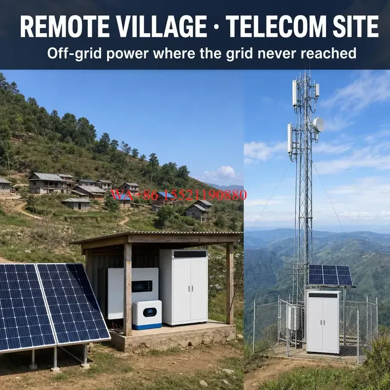 WMWMNU Complete Off Grid Solar Power System Set with Panels Storage Inverter Pre Matched for Fast Project Site Installation